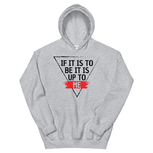 'IF IT IS TO BE' Hoodie - Dark Print